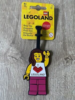 Lego  52636   Mädchen Bag Tag   Legoland Silikon Figur   Neuware