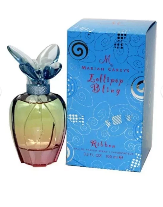 Lollipop Bling Ribbon de Mariah Carey 3,3 fl oz eau de parfum spray mujeres raro Foto 2 de 2