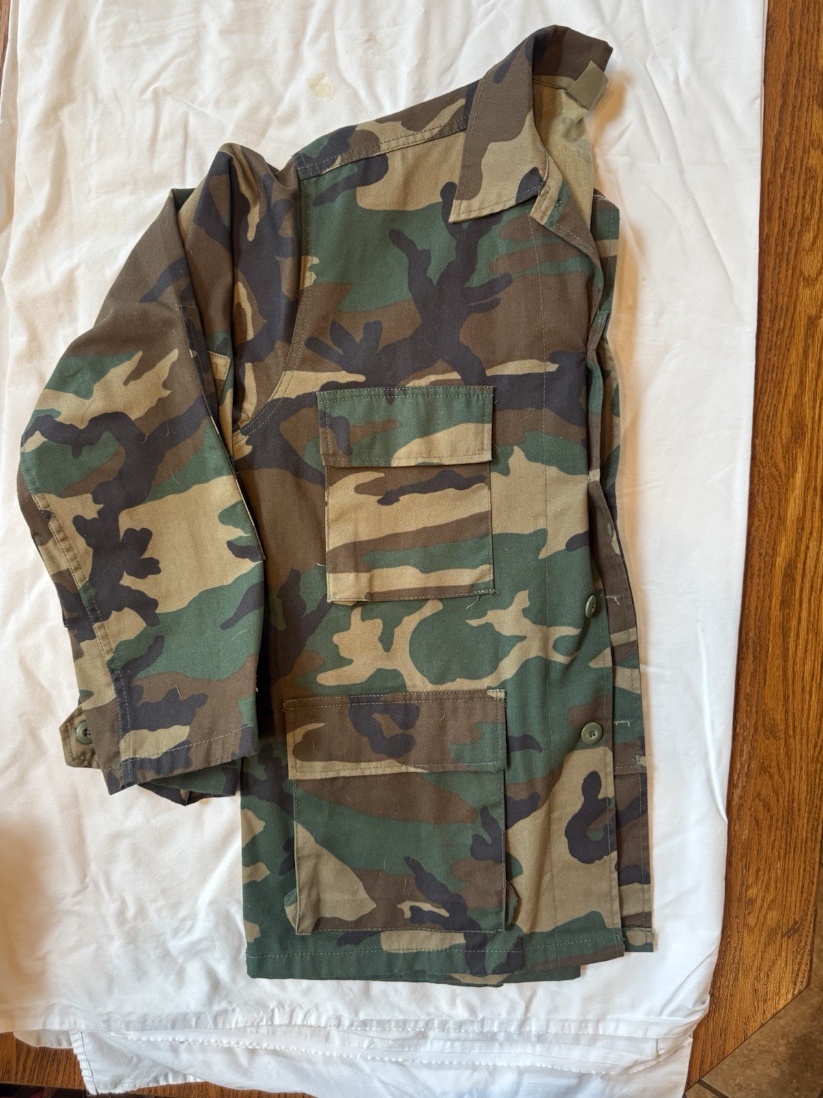 Rothco BDU Jacket Mens Medium Regular Woodland Camo Military Uniform Shirt Army