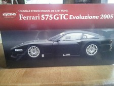 Kyosho 1/18 FERRARI 575 GTC Evoluzione 2005 Ferrari 575GTC Mud Black Minicar