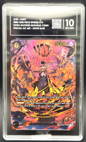 Sabo (SP Card) graded TAG 10 for sale on eBay
