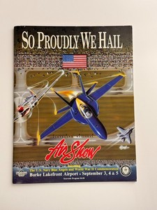 Vintage 1994 Cleveland Ohio National Air Show Souvenir Program Burke Lakefront