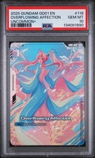 Overflowing Affection Gundam Newtype Rising U+ - GD01-118 PSA 10 