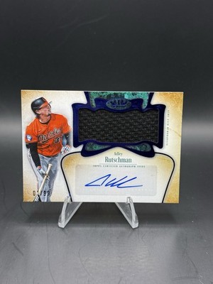 2026 Topps Tier One Adley Rutschman Jumbo Relic Auto /99 AT1JR-ARU 1st On Print