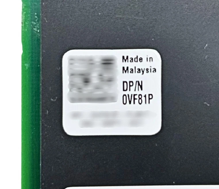 Dell VF81P INTEL X710 10G Quad Port SFP+ OCP 3.0 Ethernet Card - Image 4 of 4