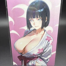 Hinata Hyuga Anime Waifu Card Doujin ACG Goddess Holo