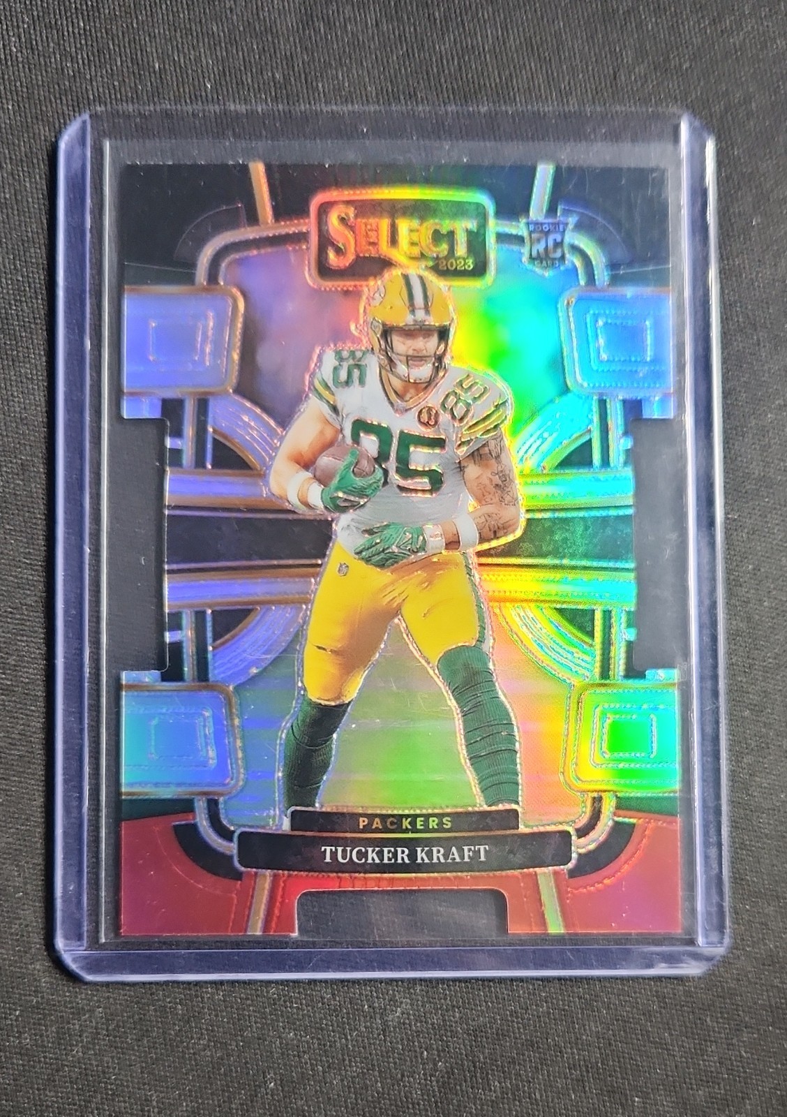 Tucker Kraft Black Red Prizm Die-Cut #37