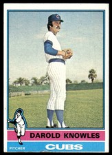 1976 Topps Darold Knowles Chicago Cubs #617
