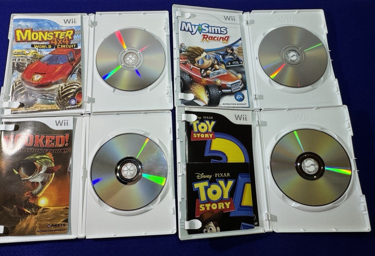 LOT OF 5 WII GAMES ALL COMPLETE Toy Story 3, Planet 51, Monster LOT OF 5 WII GAMES ALL COMPLETE Toy Story 3, Planet 51, Monster