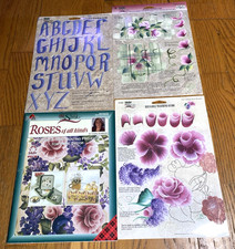 Donna Dewberry One Stroke Painting Roses of all Kinds 3 Reusable Teaching Guides