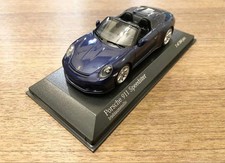 Minichamps 1/43 Porsche 991.2 911 Speedster Dark Blue Diecast Model Car