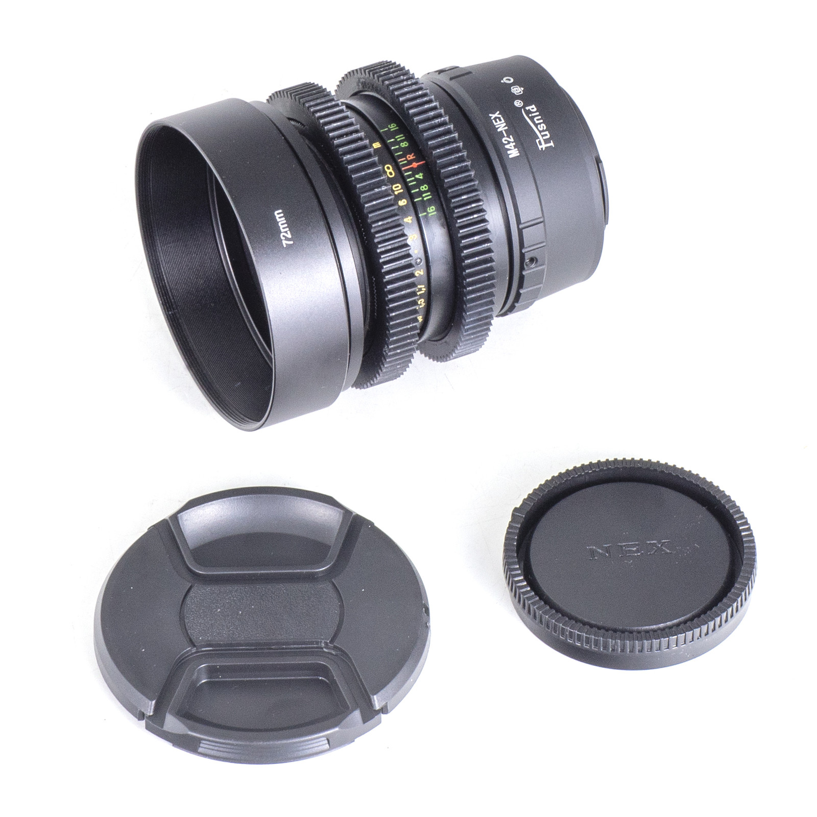 Helios 44 2/58 Prime Cine Mod Lens w/ Anamorphic Bokeh For Sony-E! 44M 58mm F2