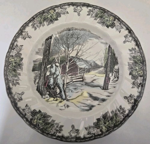 JOHNSON BROTHERS FREUNDLICHES DORF "ZUCKERAHORN" SPEISETELLER 10,5" ENGLAND HERVORRAGENDER ZUSTAND - Bild 1 von 8
