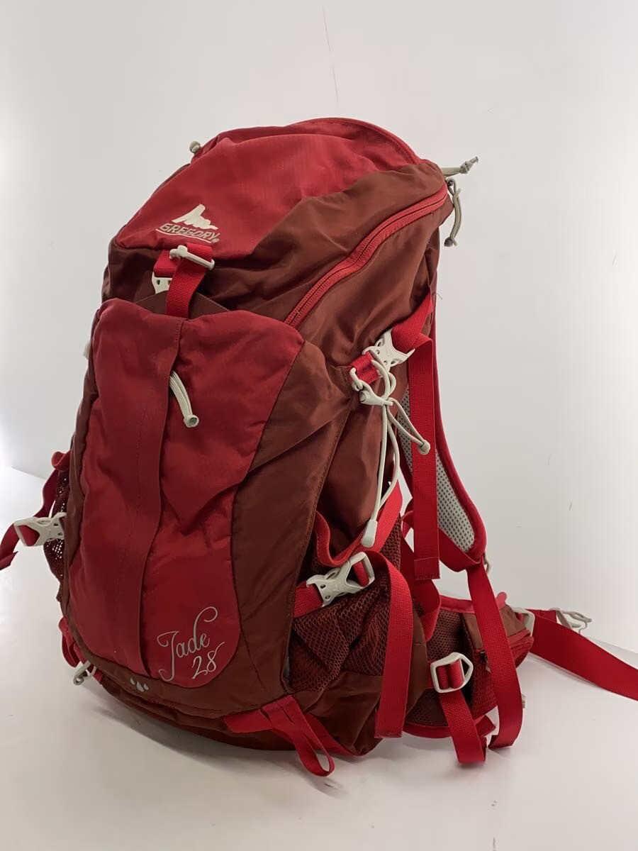 GREGORY Nylon Backpack, Red, Solid Color - image 2