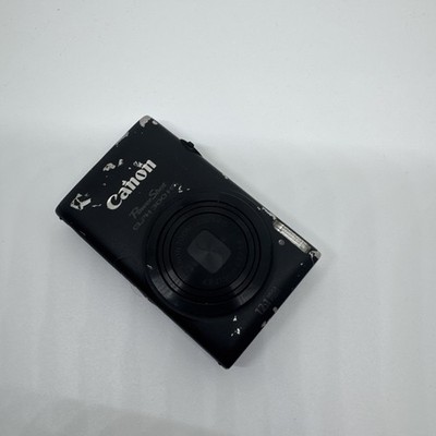 Canon PowerShot ELPH 300 HS 12.1MP Digital Camera - Black Works No Battery/char