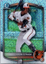 2025 Bowman Chrome Mega Box Mojo Refractor Aron Estrada #BCP-33 1st Bowman