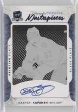 2016 UD Black The Cup Masterpieces Printing Plate Framed 1/1 Kasperi Kapanen 0c3