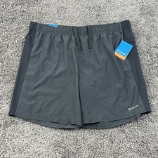 Columbia Mens Active Dynamique Black Shorts 2XL Autumn Creek Omni Shade