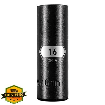 BLACKROBOT 1/2'' Dr 16mm Deep Impact Socket