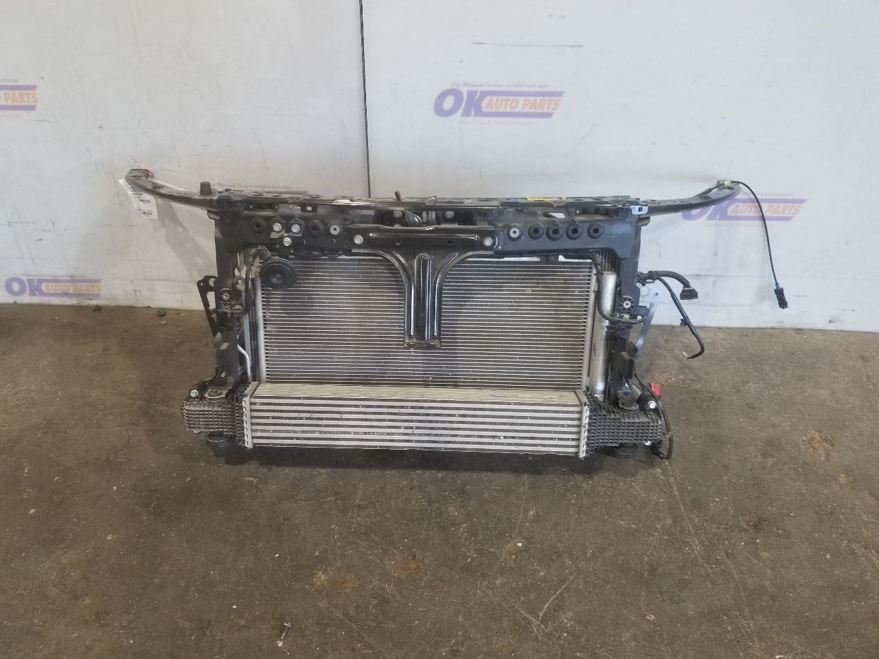 26 HONDA CIVIC SI FWD 1.5L RADIATOR CORE SUPPORT WITH COOLING MOD OEM