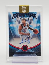 MARCUS SMART 2025-26 TOPPS 3 GAMETIME AUTO #GT-MS BLUE WIZARDS /15 Q3133