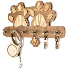 MTERSN Cute Dog Leash Holder for Wall - Dog Stuff Organizer  Key Holder Wall...