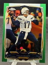 2014 Topps Chrome Philip Rivers #91 White Jersey Green Refractor Chargers Legend