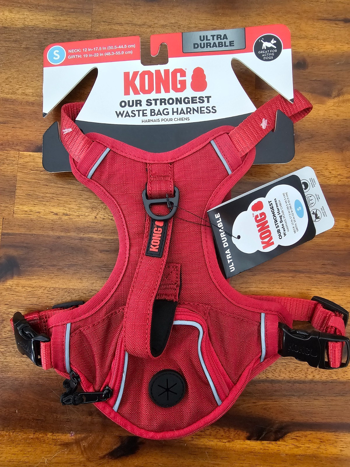 Kong Wastebag Dog Harness Small "BRAND NEW" CHARITY!