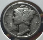 1924-S  Mercury  Silver dime coin Nice Older Coin 90% Silver