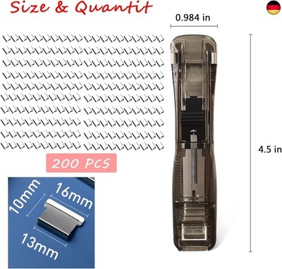 Verschluss Clips,clam clip dispenser,2 Stücke Tragbarer Fast Clam Clip Spender 