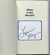 Leanne Morgan Signed In Person What in the World?! HC Book - Comedy, Comedian