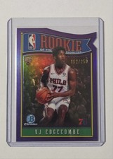2025 Bowman Chrome VJ Edgecombe Purple Rookie of Year Favorites #/250 Refractor 