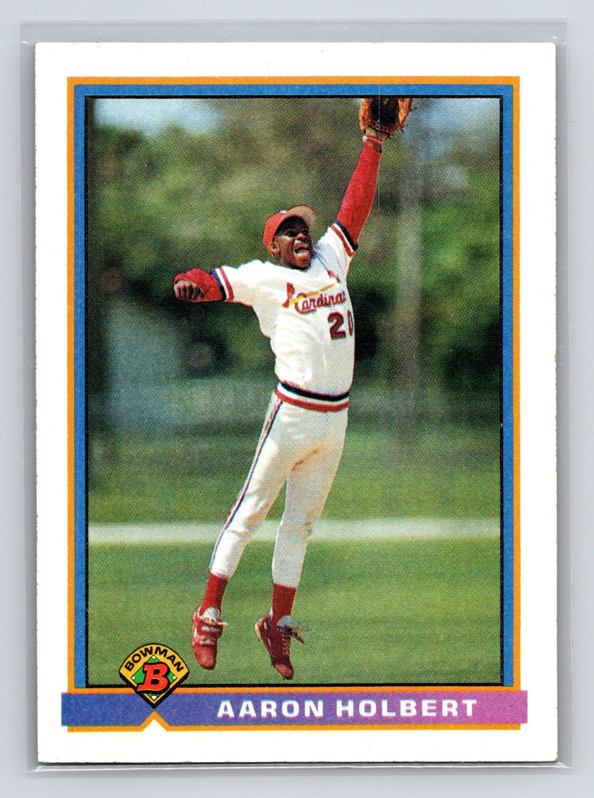 1991 Bowman #399 Aaron Holbert St. Louis Cardinals Baseball Card