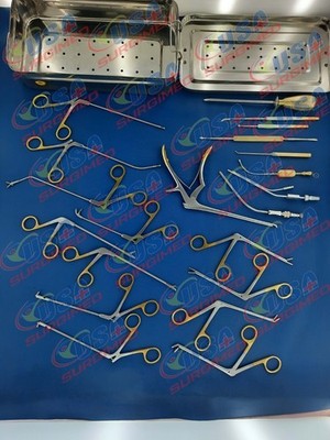 Fess Instruments Set, Complete Set For Endoscopic Sinus Surgery Instruments