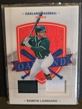 2021 Panini Chronicles #20 Ramon Laureano Dual Swatches Black/White