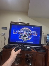 sega saturn with 1 controller And Virtua Cop tested working awesome Condition