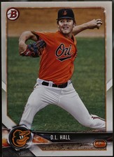 2018 Bowman - Prospects Baseball D.L. Hall #BP107 NM