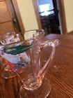 Hand Painted Cream and Sugar Pink Depression Glass Vintage Serving Dishes 4” — photo 8