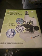 Celestron Digital Microscope Kit 40X to 600X Power OPEN BOX  Accessories Missing