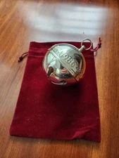 Wallace 1986 Silverplate Sleigh Bell Christmas Ornament