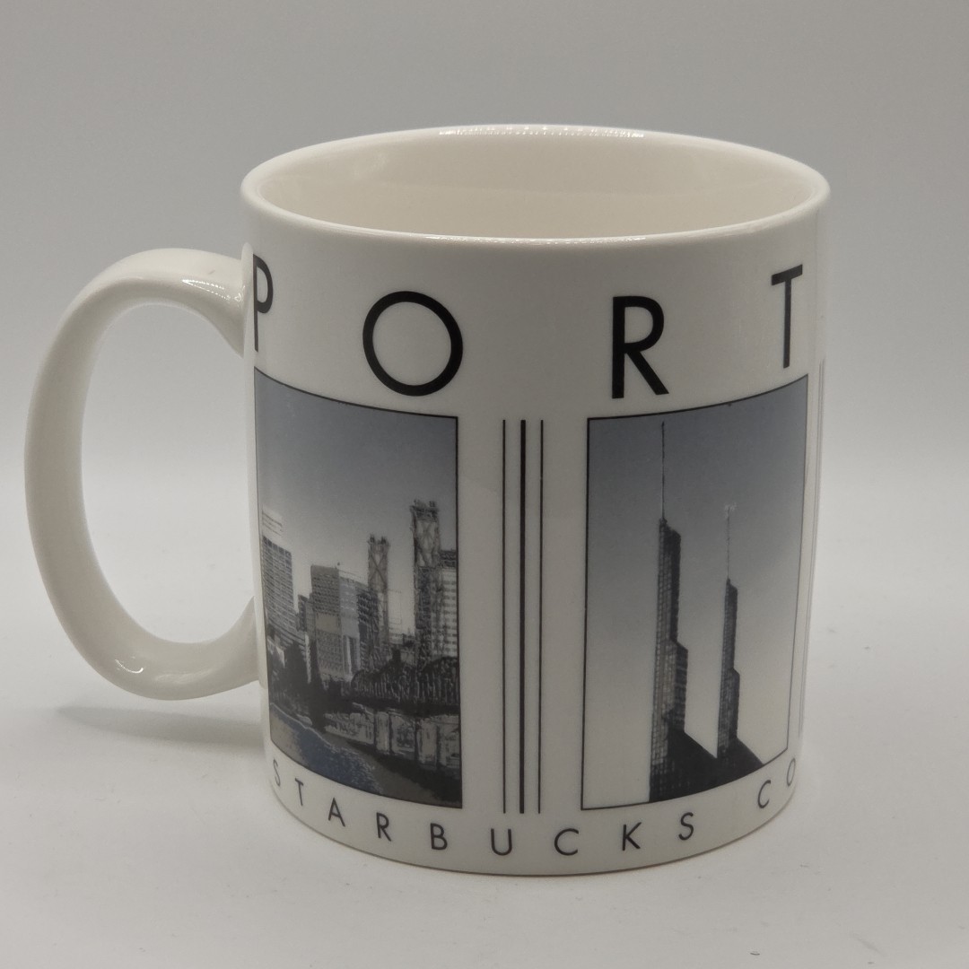 Starbucks Portland City Scenes Series Mug Barista 18oz Coffee Cup - 2003