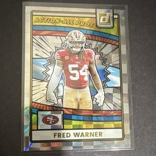 2025 Panini Donruss Action All-Pros Fred Warner #AAP-FWA 49ers Football