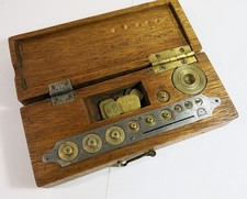 Antique "Burke & James Laboratory/Apothecary Avoid Dupois Weight Set