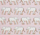 3 Rolls Luke Edward Hall Anthropologie Sketched Safari Pink Elephant Wallpaper
