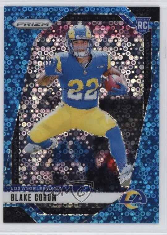 2024 Panini Prizm Rookies No Huddle Blue Prizm /99 Blake Corum #308 0m89