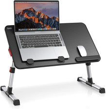 Laptop Desk Table, Adjustable Laptop Stand, Portable Lap Desks with Foldable Le