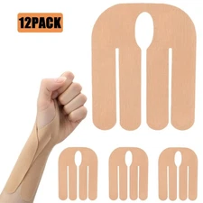 Kinesiology Tape for Wrist Precut 12pcs Breathable Elastic Athletic Tape