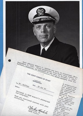 1981 Rear Admiral Robert C. Austin Assistant Deputy Director J-5 Joint Chiefs