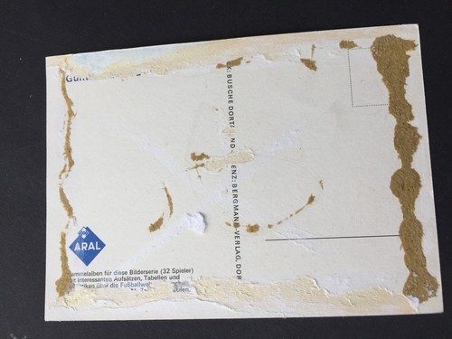 GÜNTER BERNARD original ARAL 66-Sammelkarte 10x15 DFB WM 1966 - Picture 2 of 2