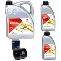 MotoröL Set MotoröL Febi SAE 10W-40 7 Liter + ÖLfilter FüR Audi A4 A6 Avant A8